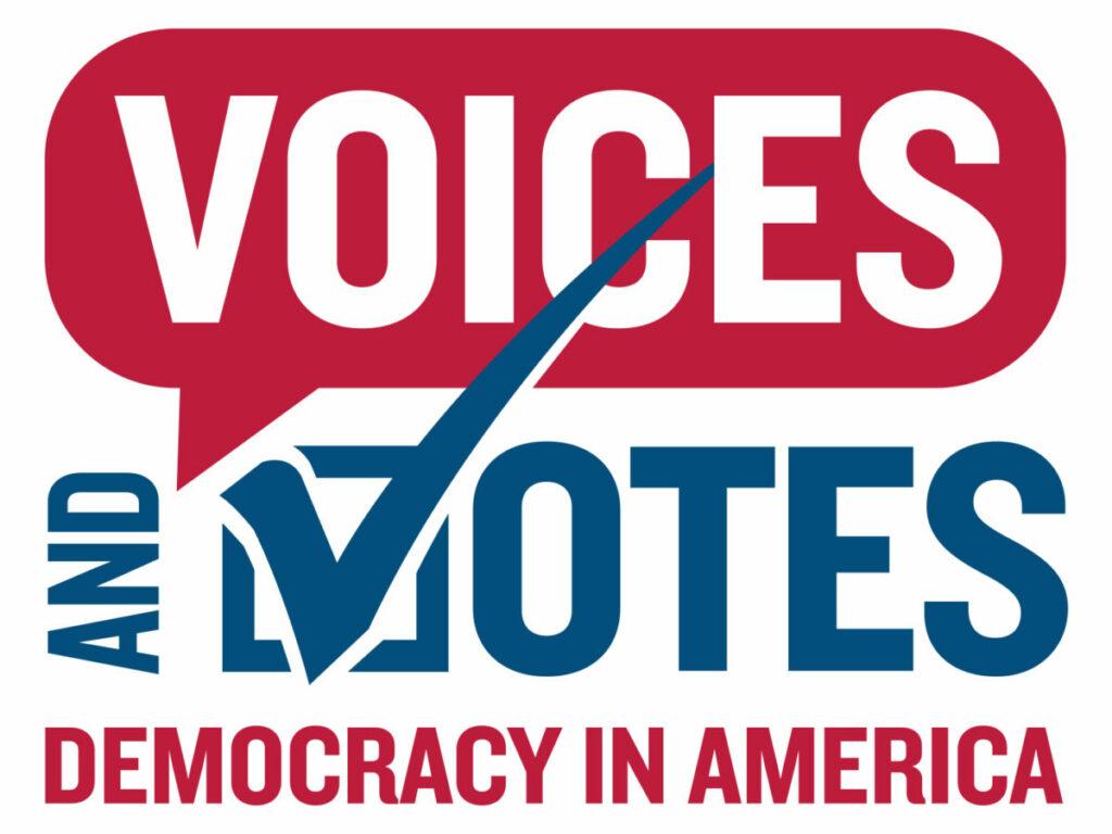 Voices and Votes Signage